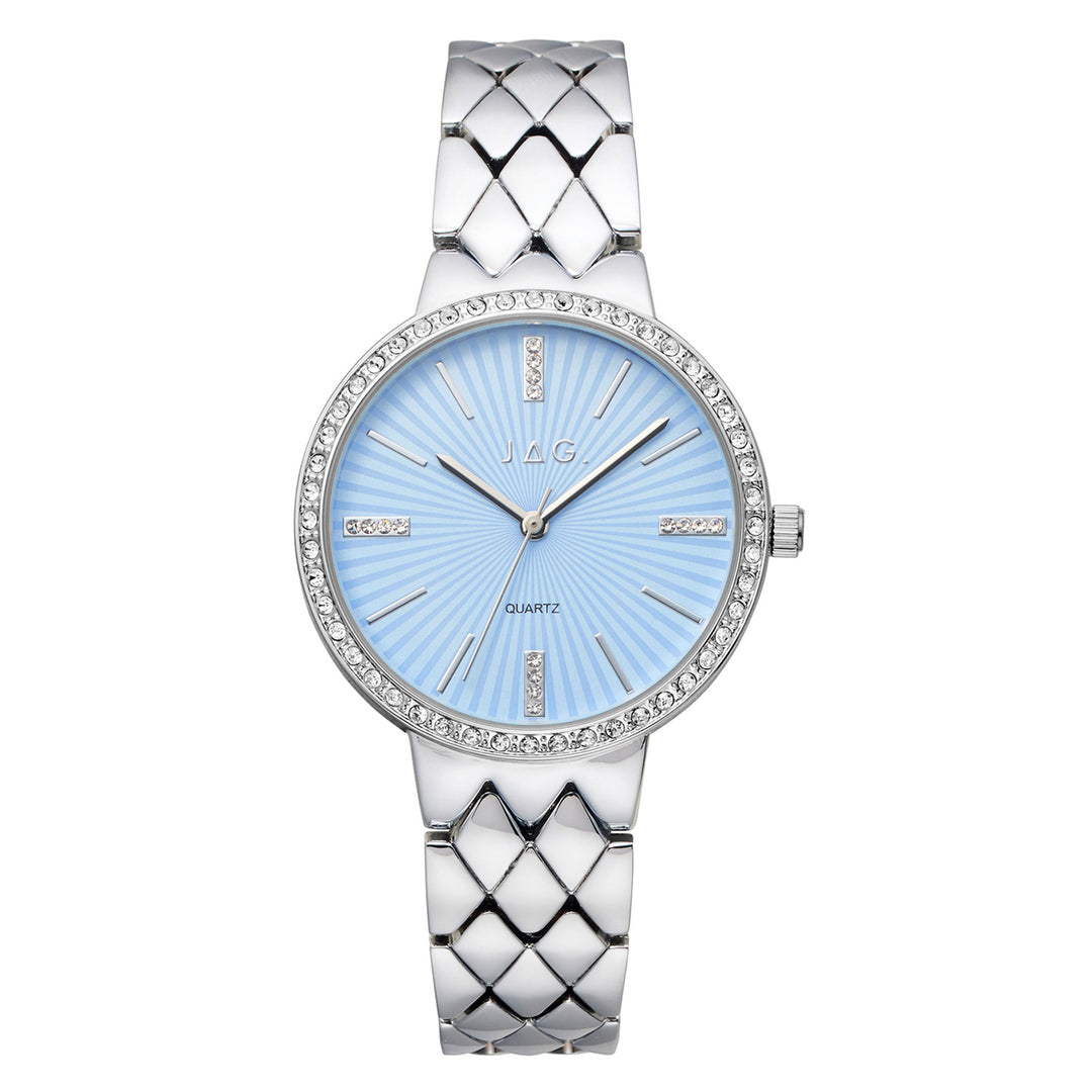 JAG Balmoral Womens Blue Dial 36mm Silver Watch
