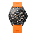 JAG Beachport Mens Black Dial 46mm Orange Watch