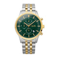 JAG Albany Mens Green Dial 45mm Two-Tone Watch