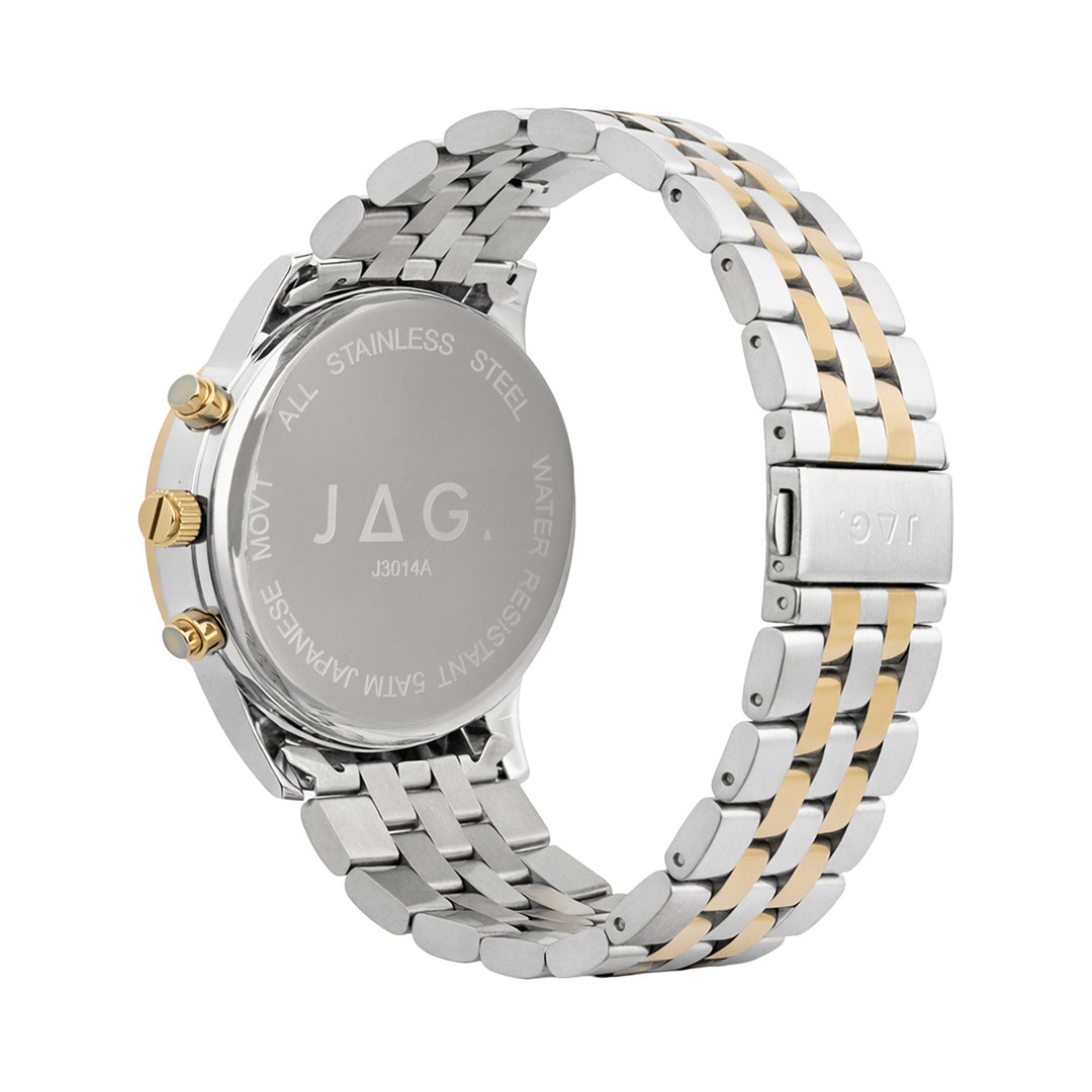 JAG Albany Mens Green Dial 45mm Two-Tone Watch