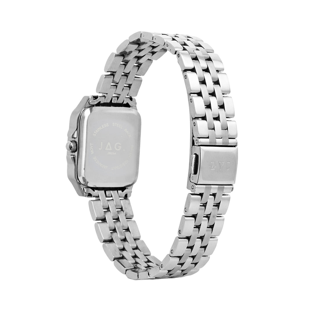 JAG Berrima Womens White MOP Dial 20.3mm Silver Watch