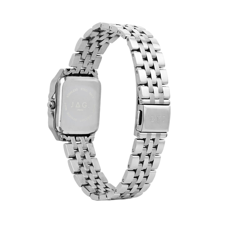 JAG Berrima Womens White MOP Dial 20.3mm Silver Watch