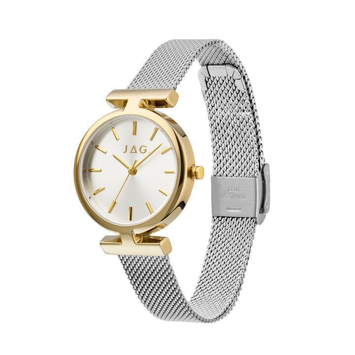 JAG Mudgee Womens Silver Dial 35mm Silver Watch