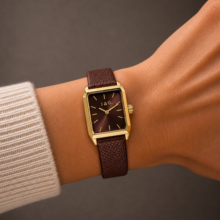 JAG Sorrento Womens Brown Dial 24mm Brown Watch