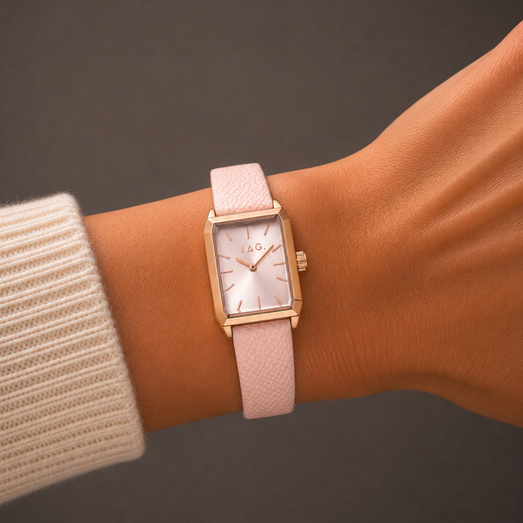 JAG Sorrento Womens Pink Dial 24mm Pink Watch