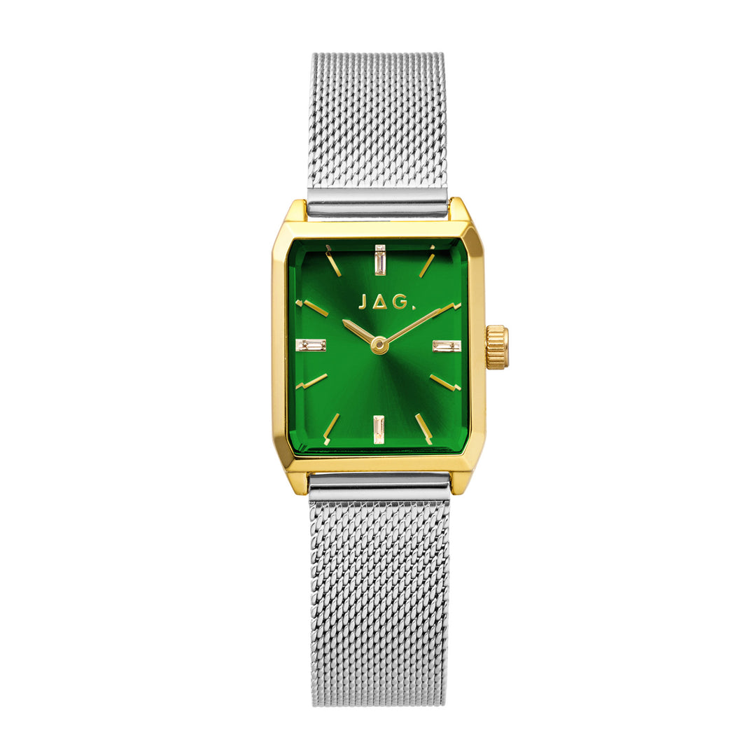 Sorrento Womens Green Dial 24mm Gold & Silver Watch