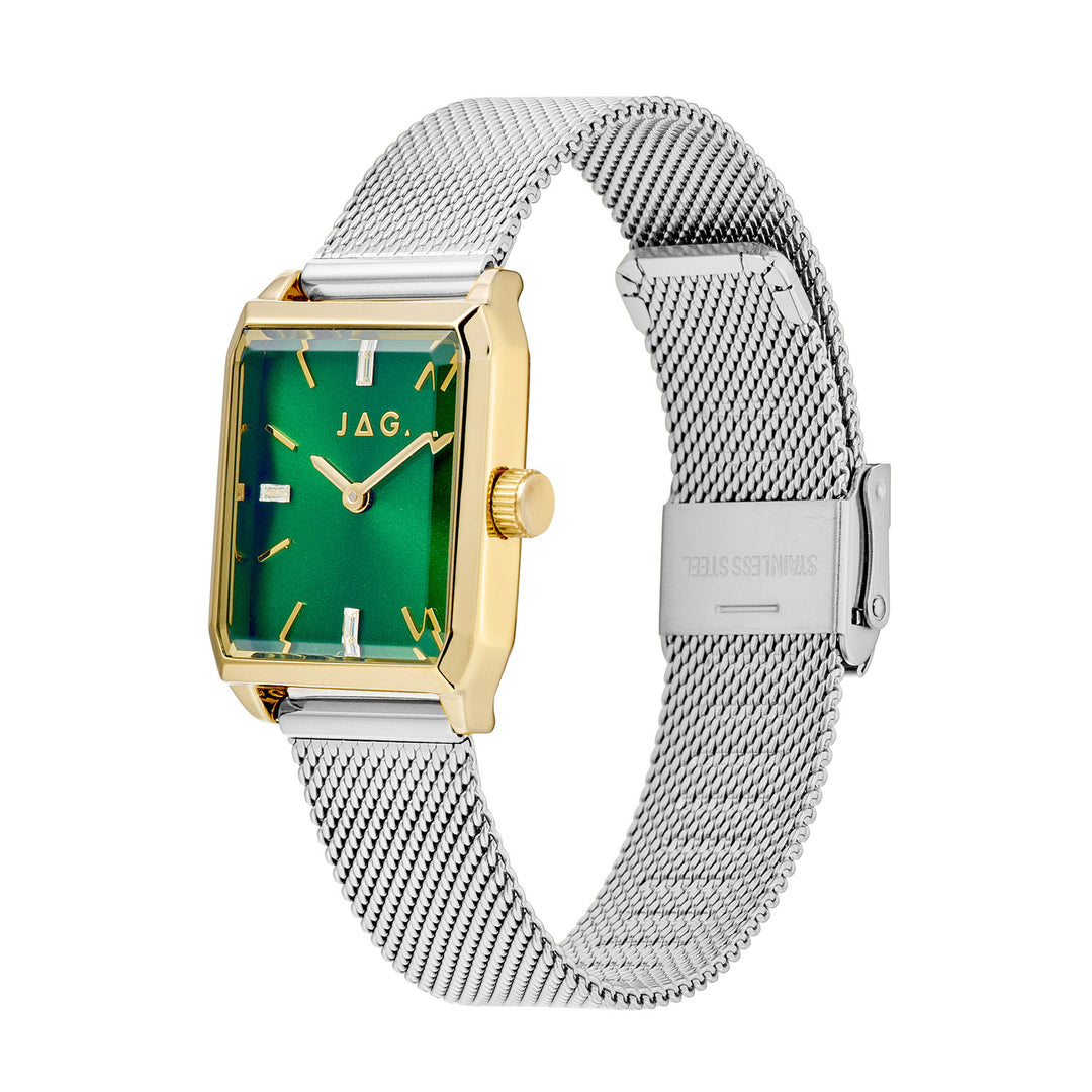 Sorrento Womens Green Dial 24mm Gold & Silver Watch