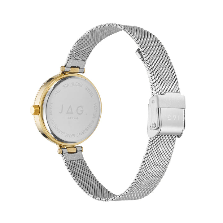 Maddy Womens Silver Dial 31mm Gold & Silver Watch