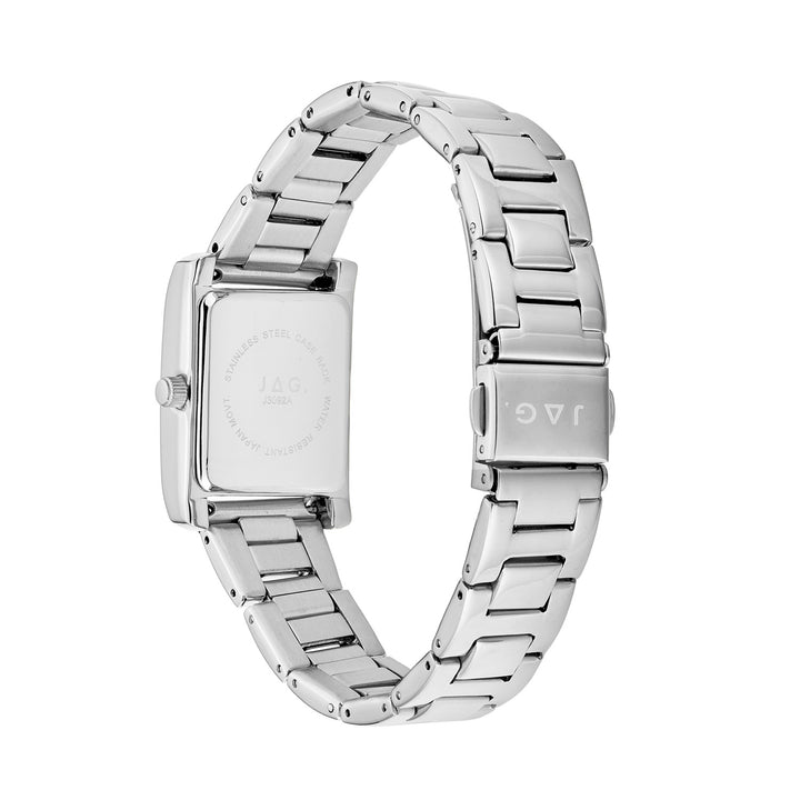Sienna Womens Silver Dial 22mm Silver Watch