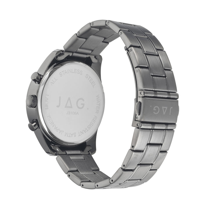 Rhys Mens Green Dial 43mm Gunmetal Watch