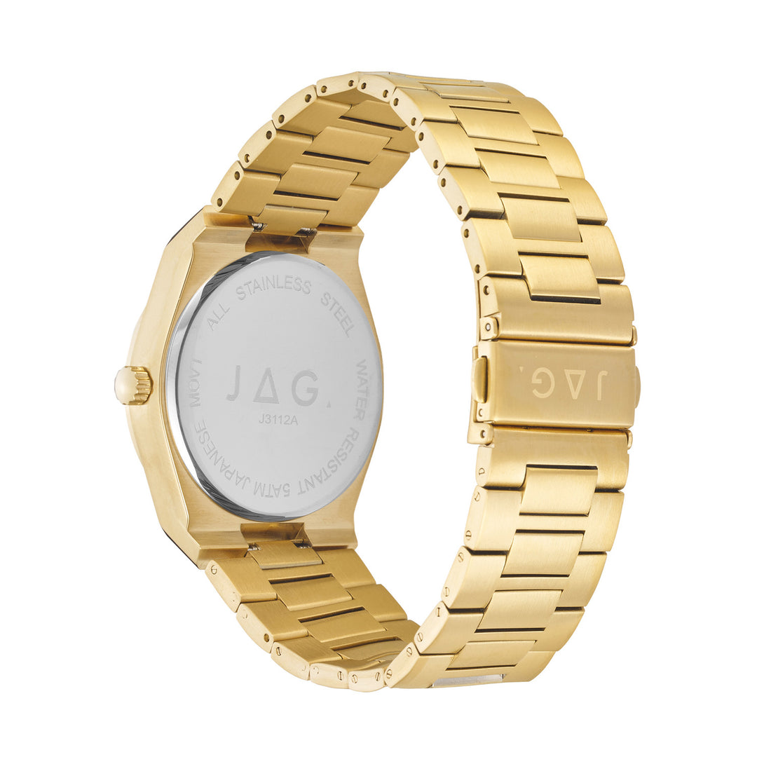 Arlo Mens Green Dial 41mm Gold Watch