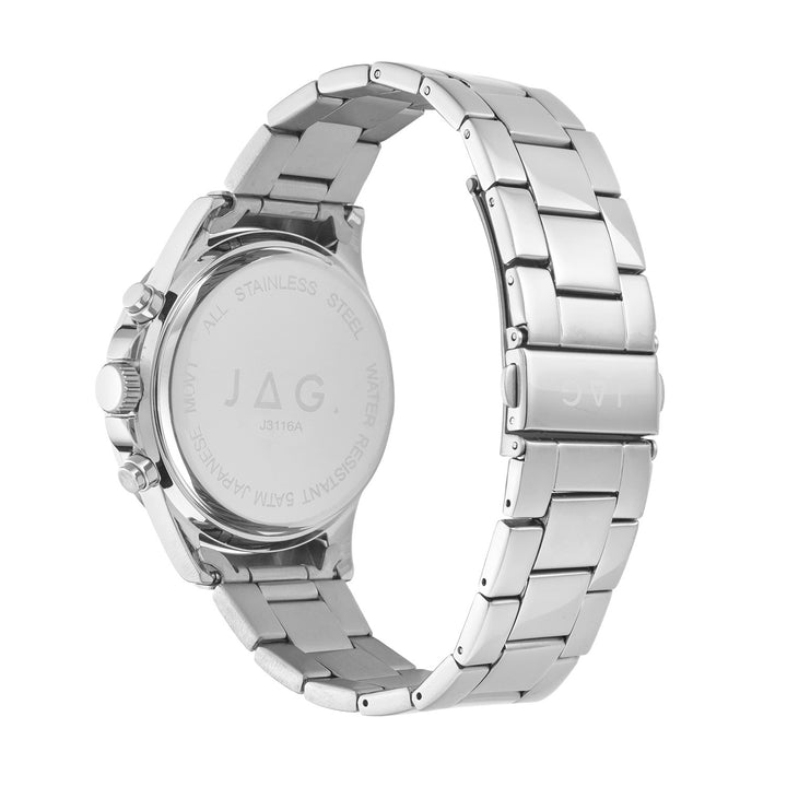 Callum Mens Green Dial 42mm Silver Watch