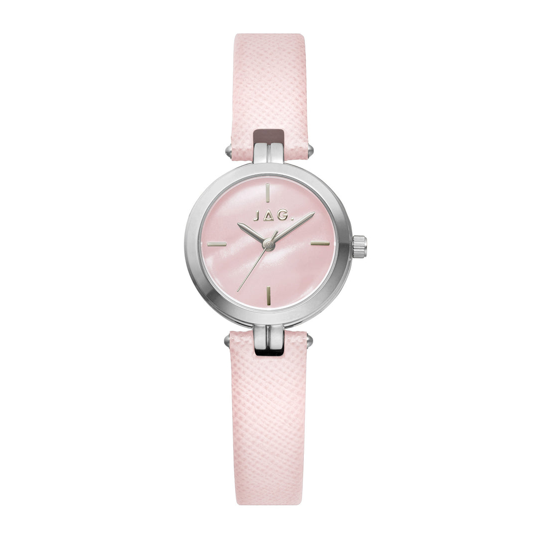 Freya Womens Pink Dial 27mm Pink Strap Watch