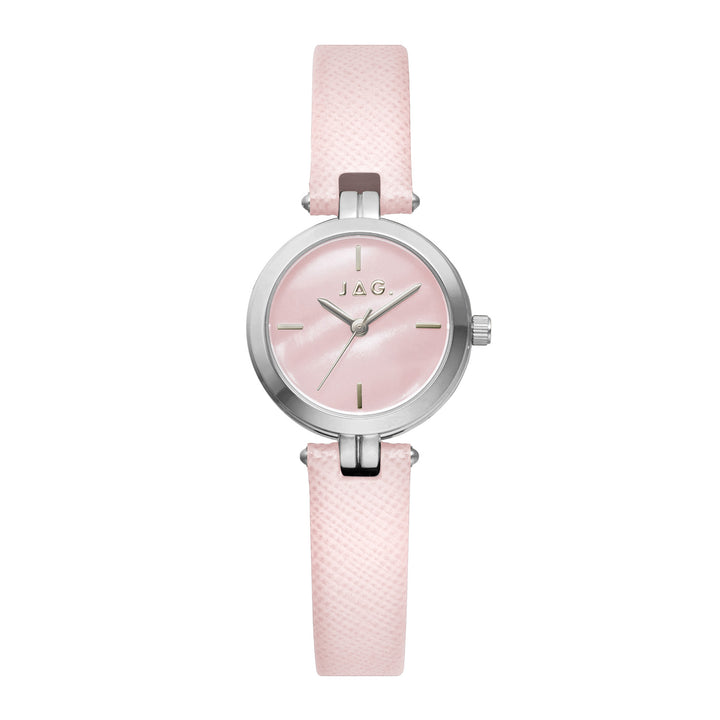 Freya Womens Pink Dial 27mm Pink Strap Watch