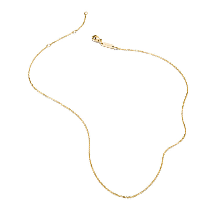 THOMAS SABO Gold-Tone Stainless Steel Anchor Chain Necklace 1mm