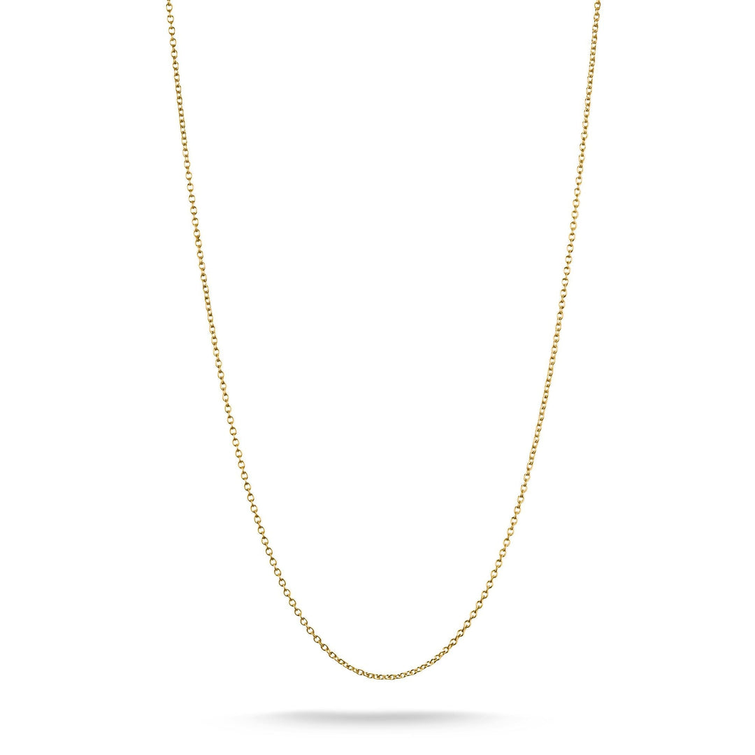 THOMAS SABO Gold-Tone Stainless Steel Anchor Chain Necklace 1mm