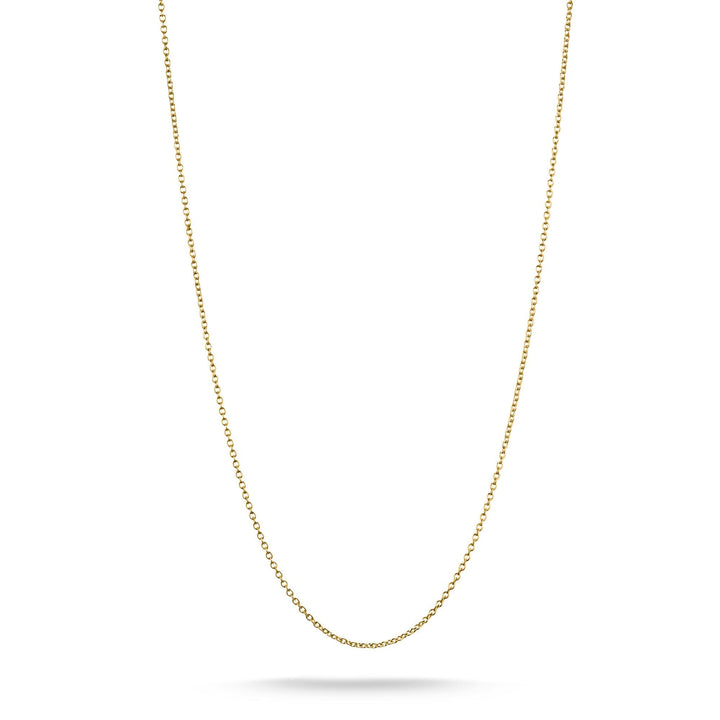 THOMAS SABO Gold-Tone Stainless Steel Anchor Chain Necklace 1mm