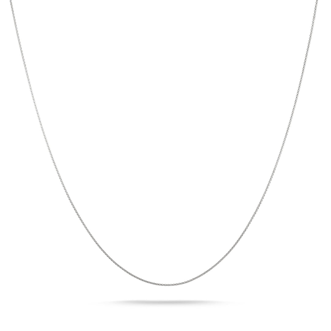 THOMAS SABO Silver-Plated Box Chain Necklace 1mm