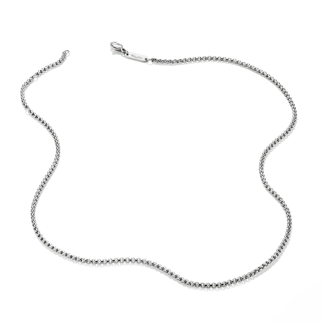 THOMAS SABO Stainless Steel Box Chain Necklace 2mm