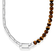 THOMAS SABO Necklace with Brown Beads