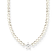 THOMAS SABO Star Necklace with Freshwater Pearls