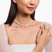 THOMAS SABO Star Necklace with Freshwater Pearls
