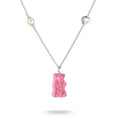 THOMAS SABO Necklace with pink goldbears pendant & freshwater pearl