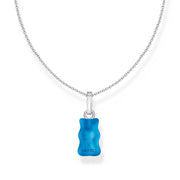 THOMAS SABO x HARIBO: Silver Necklace Blueberry Blue Goldbear