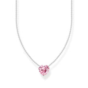 THOMAS SABO Necklace with pink heart-shaped pendant