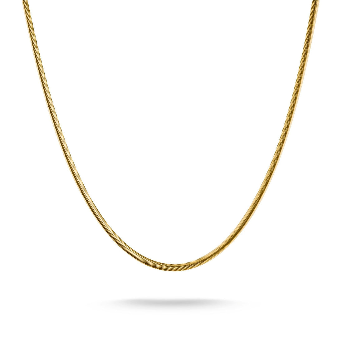 THOMAS SABO Gold-Tone Stainless Steel Snake Chain Necklace 4mm