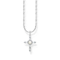 Necklace with white cross pendant Cross Romance | The Jewellery Boutique