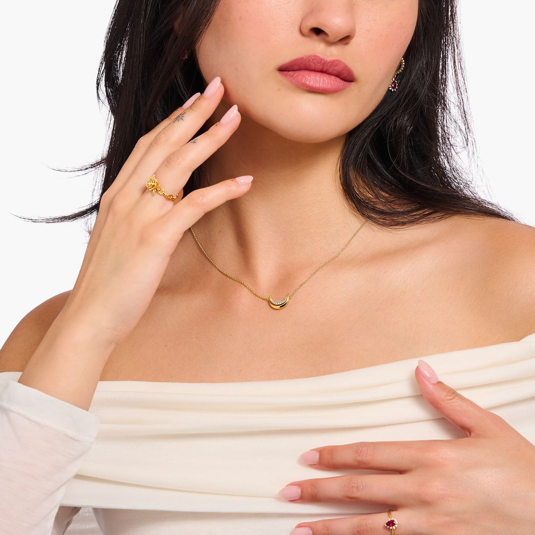 Romance Necklace with pendant Moon