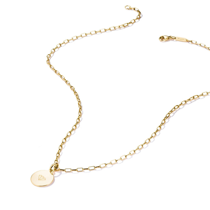THOMAS SABO Gold-Tone Stainless Steel Paperclip Chain Necklace 2.3mm