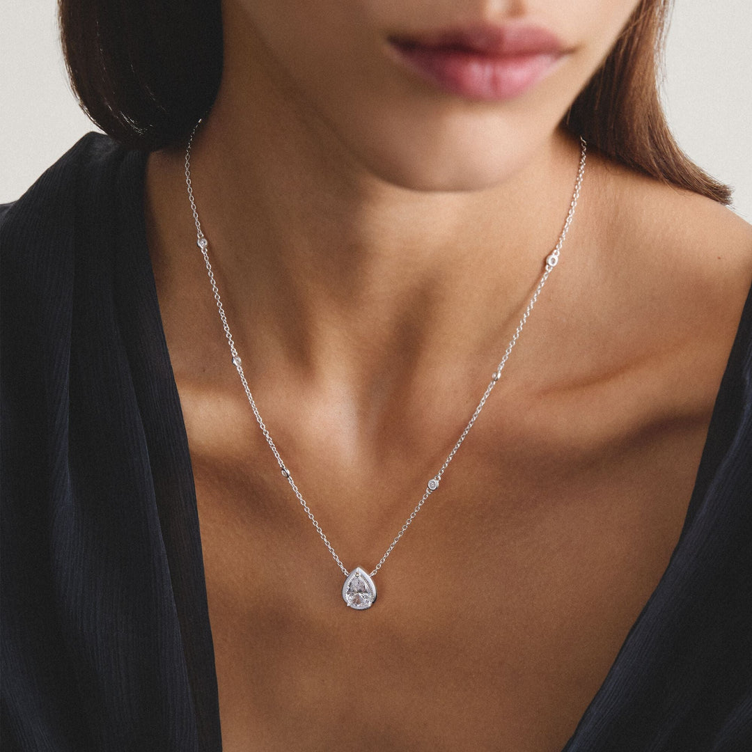 Chain with zirconia in teardrop shape | THOMAS SABO Australia