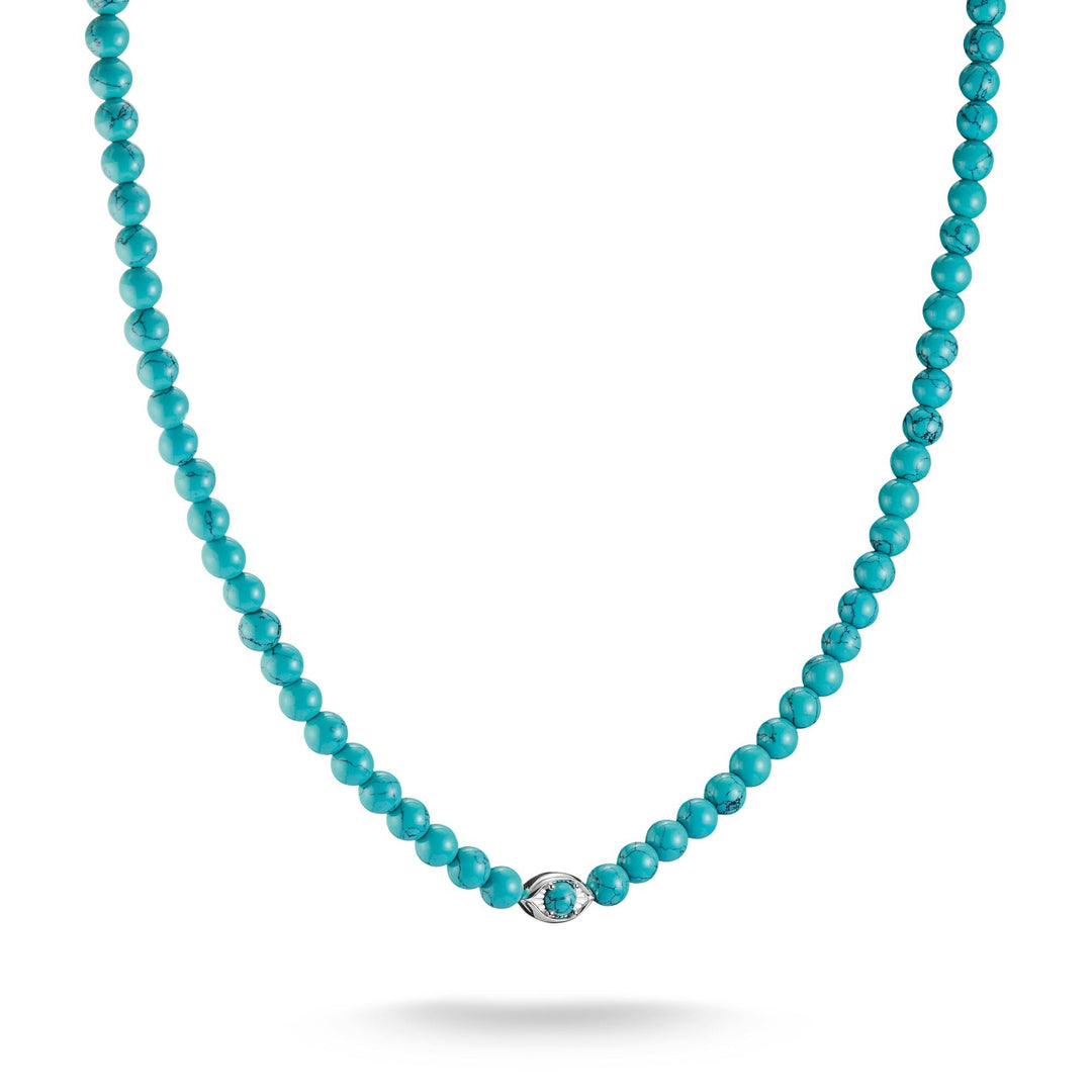 Necklace with Turquoise Eye Beads Elyndra | THOMAS SABO Australia