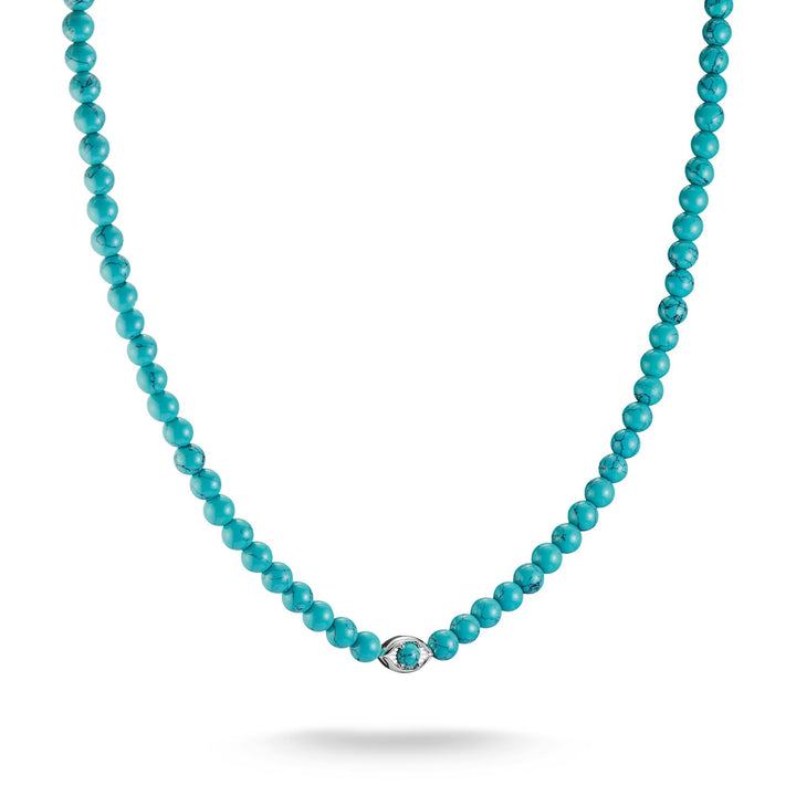 Necklace with Turquoise Eye Beads Elyndra | THOMAS SABO Australia