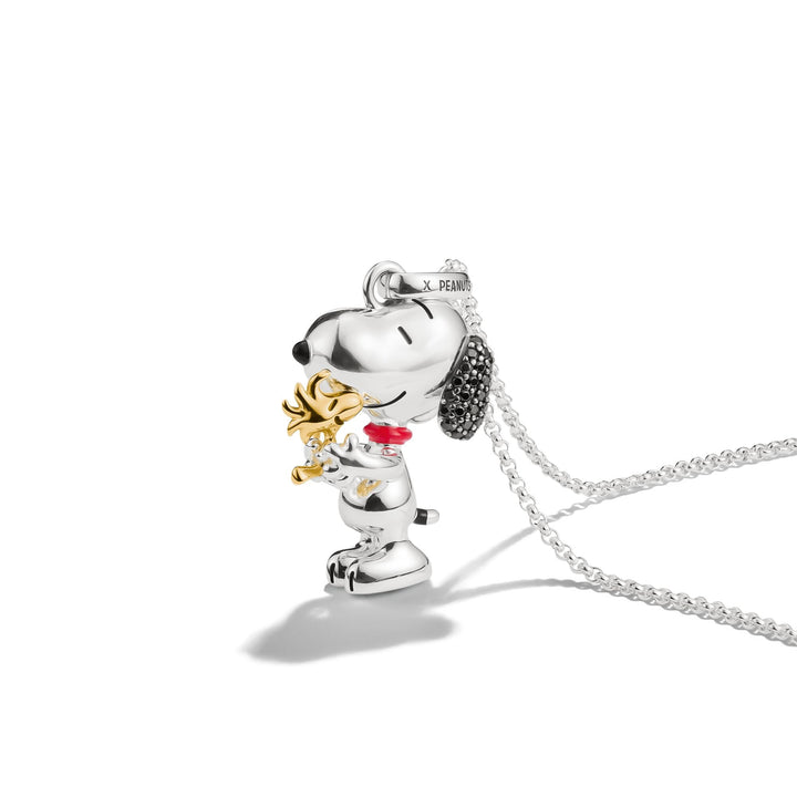 THOMAS SABO Snoopy & Woodstock Pavé Pendant PEANUTS