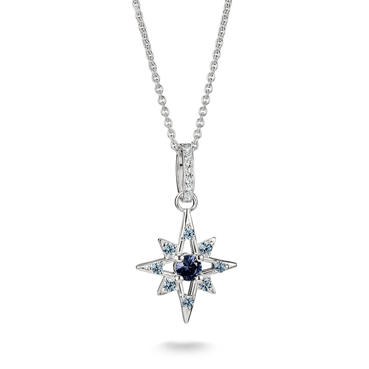 Necklace star with blue stones | Jewellery Boutique Australia