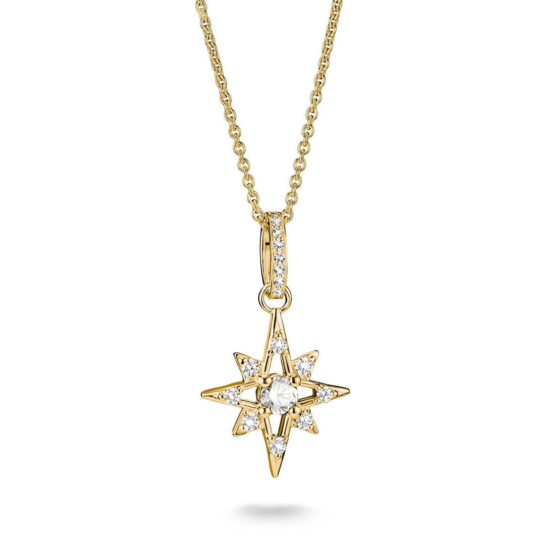 Necklace star with zirconia | Jewellery Boutique Australia