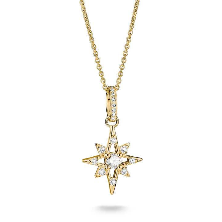 Necklace star with zirconia | Jewellery Boutique Australia