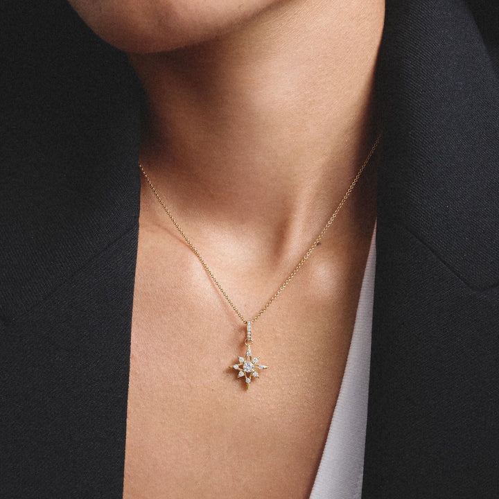 Necklace star with zirconia | Jewellery Boutique Australia