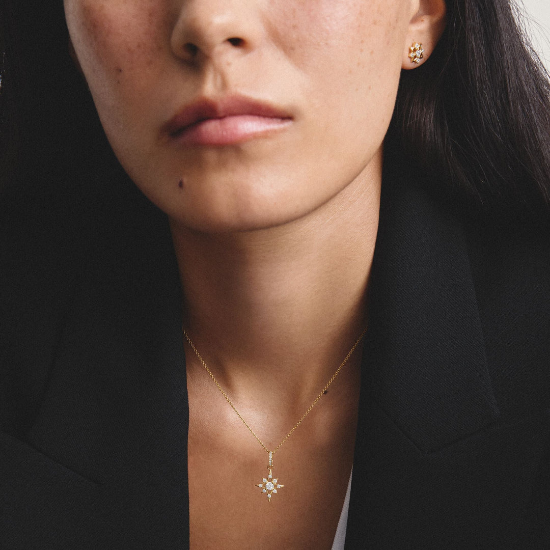 Necklace star with zirconia | Jewellery Boutique Australia