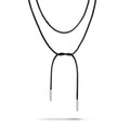 Textile Necklace Black
