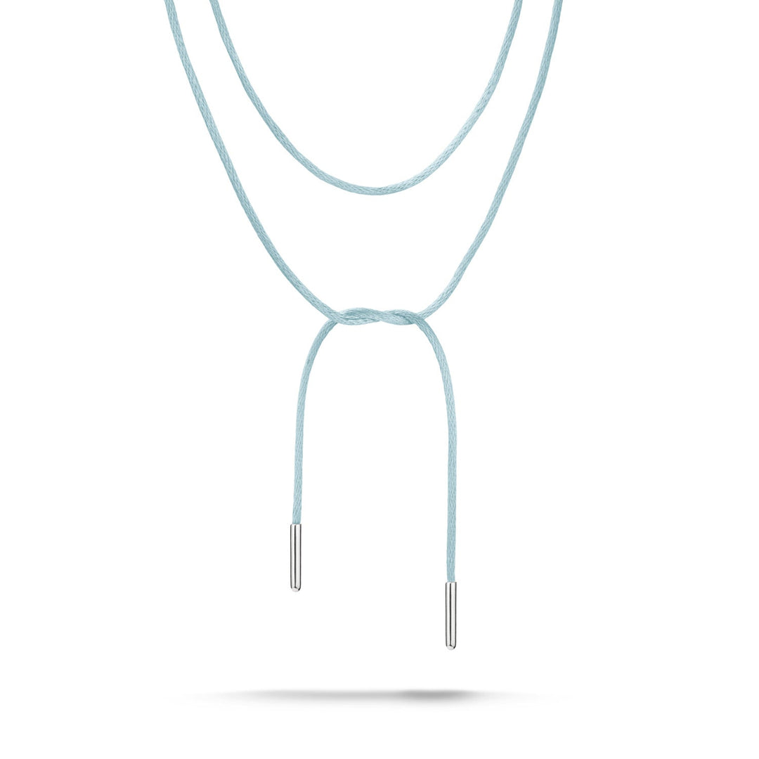 Textile Necklace Turquoise 