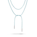 Textile Necklace Turquoise 