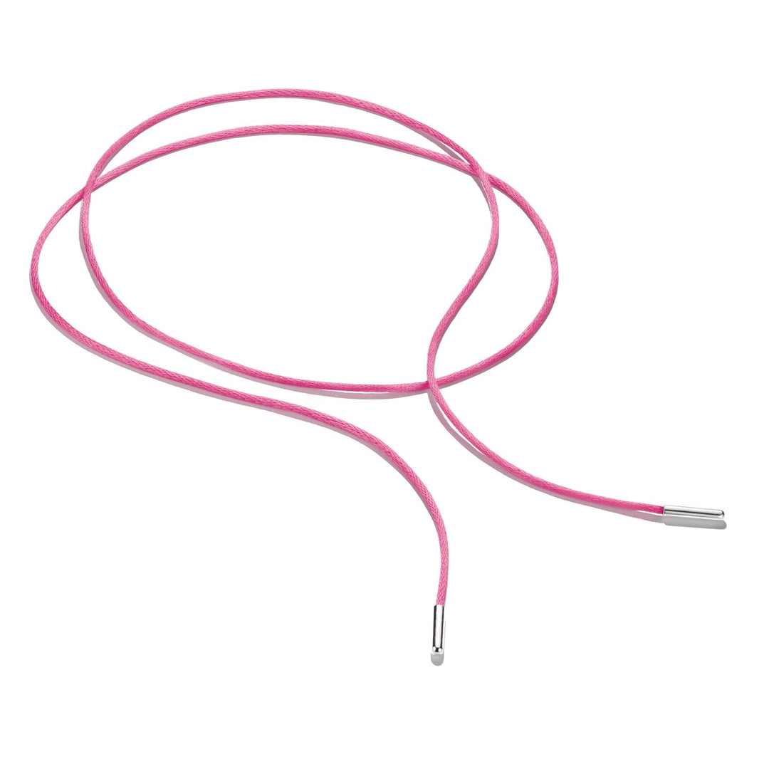 Textile Necklace Pink