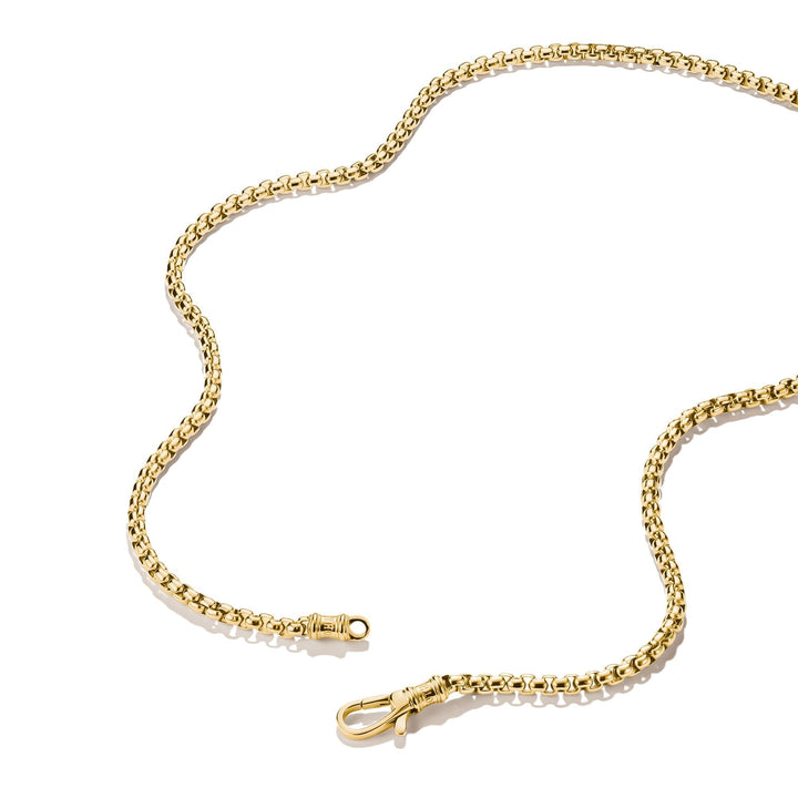 THOMAS SABO Gold-Tone Stainless Steel Box Chain Necklace 4mm