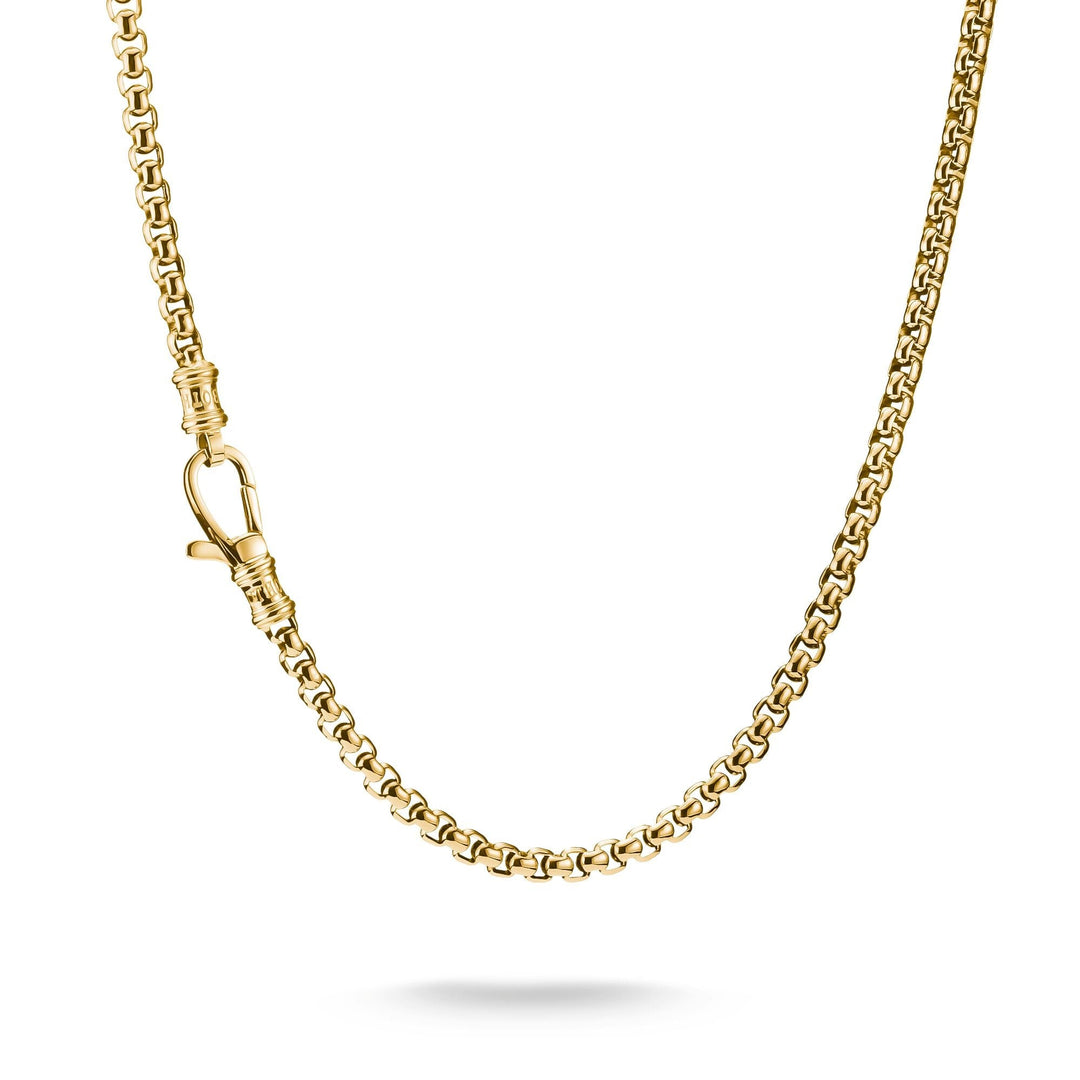 THOMAS SABO Gold-Tone Stainless Steel Box Chain Necklace 4mm
