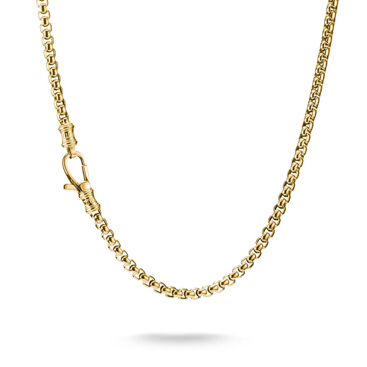 THOMAS SABO Gold-Tone Stainless Steel Box Chain Necklace 4mm