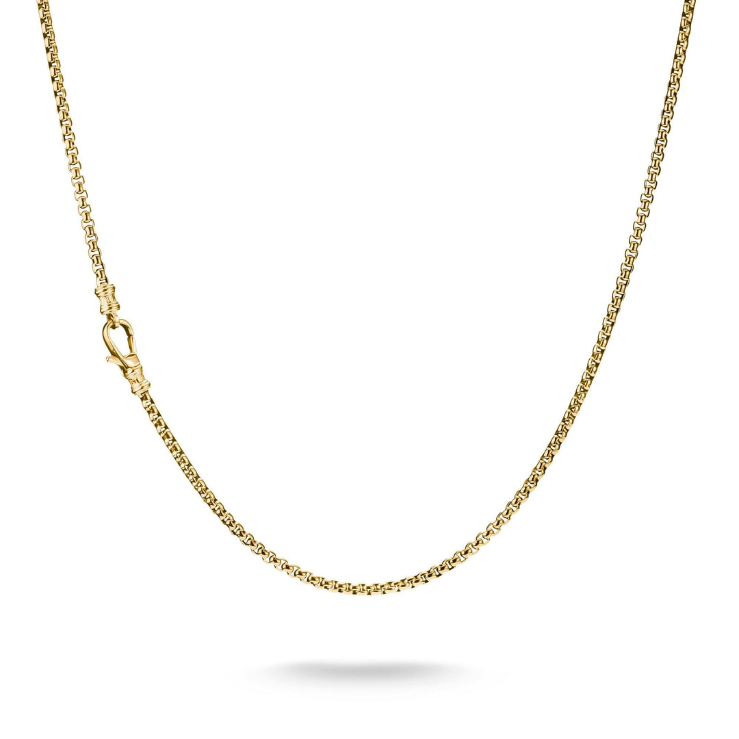 THOMAS SABO Gold-Tone Stainless Steel Box Chain Necklace 2.7mm